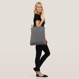 blau-gelbes minimalistisches Boho-Pfeilmuster Tasche
