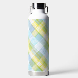 BLAU-GELBES OSTER-KAROMUSTER TRINKFLASCHE