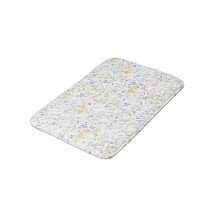 Blau Gelbes Wildblumenmuster
