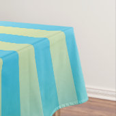 Blau-Gelbgrün gestreiftes Muster Tischdecke (Beispiel)