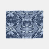 Blau geometrisch abstraktes Decke (Vorderseite (Horizontal))
