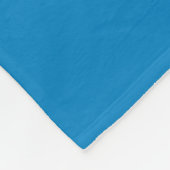 Blau, geometrisch, cool, einzigartig, trendig fleecedecke (Ecke)