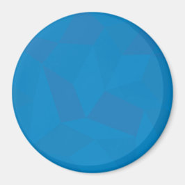 Blau, geometrisch, cool, einzigartig, trendig magnet