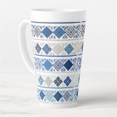 blau geometrisch milchtasse (Linke Ecke)