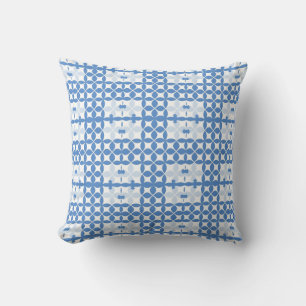 🌸 Blau Geometrischer Moderner Einrichtungsstil 🌸 Kissen