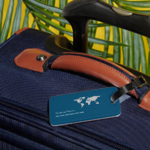 Blau Gepäckanhänger