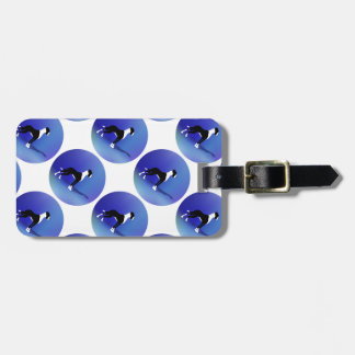 Blau Gepäckanhänger