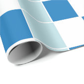 blau geprüft geschenkpapier (Rolleneckpunkt)