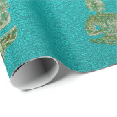 blau geschenkpapier (Rolleneckpunkt)