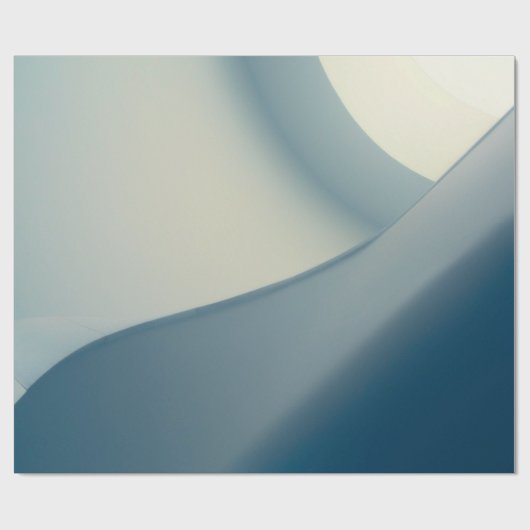 Blau Geschenkpapier (Flach)