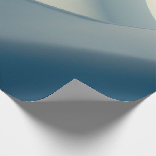Blau Geschenkpapier (Ecke)