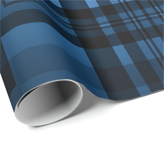 Blau Geschenkpapier (Rolleneckpunkt)