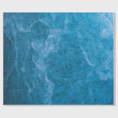 Blau Geschenkpapier (Flach)