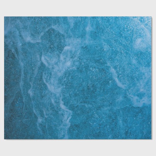 Blau Geschenkpapier (Flach)