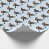 Blau Geschenkpapier (Ecke)