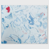 Blau Geschenkpapier (Flach)