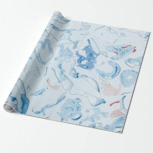 Blau Geschenkpapier
