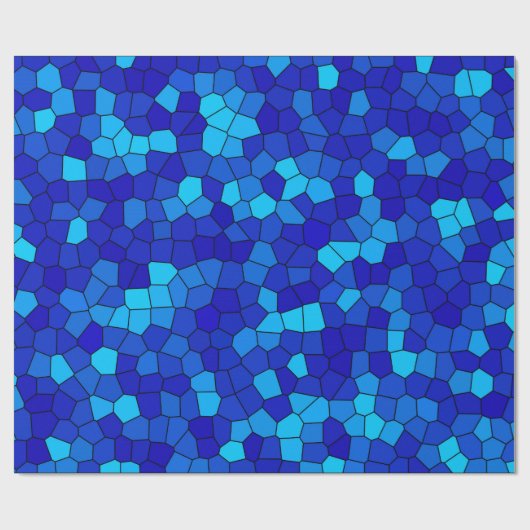 BLAU GESCHENKPAPIER (Flach)