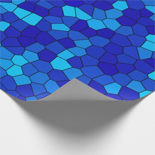 BLAU GESCHENKPAPIER (Ecke)