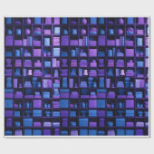 blau geschenkpapier (Flach)
