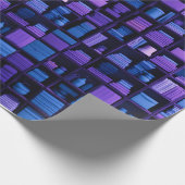 blau geschenkpapier (Ecke)