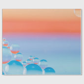 Blau Geschenkpapier (Flach)