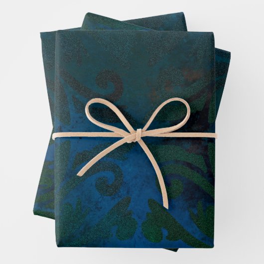 blau geschenkpapier set (Beispiel)