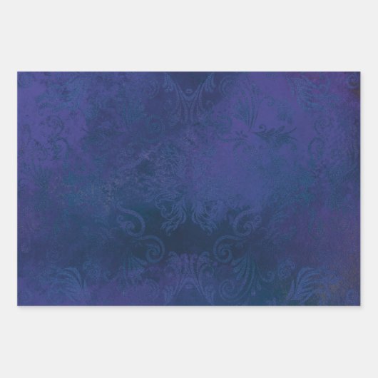 blau geschenkpapier set (Vorderseite 2)