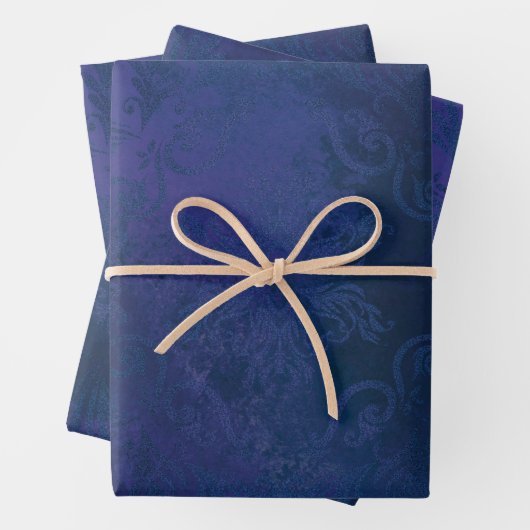 blau geschenkpapier set (Beispiel)