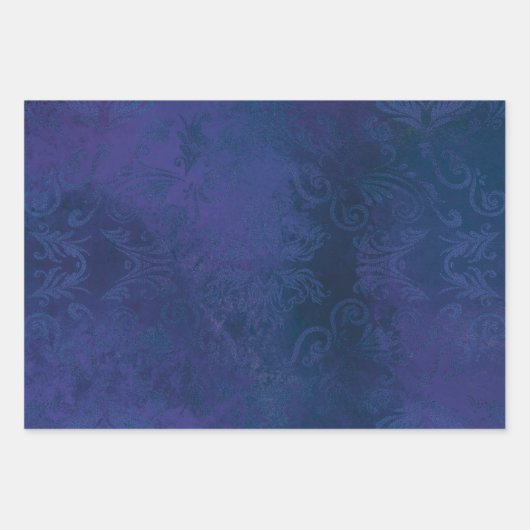 blau geschenkpapier set (Vorderseite)