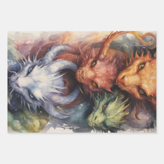 Blau Geschenkpapier Set (Vorderseite 2)