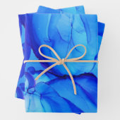Blau Geschenkpapier Set (Beispiel)
