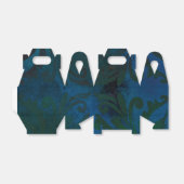 blau geschenkschachtel (Ungefaltet)