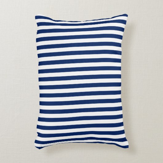 blau gestreift dekokissen (Vorderseite(Vertikal))