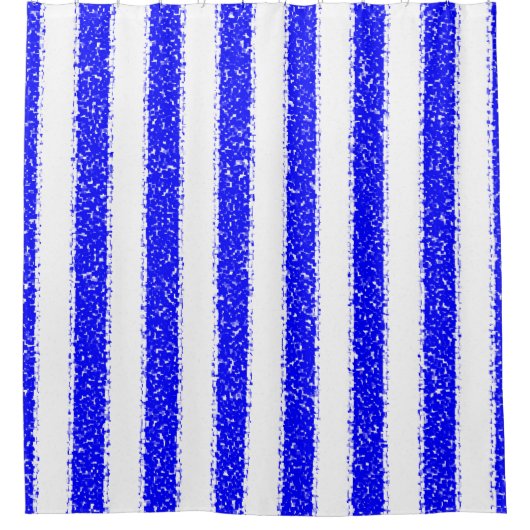 blau gestreift duschvorhang (Vorderseite)