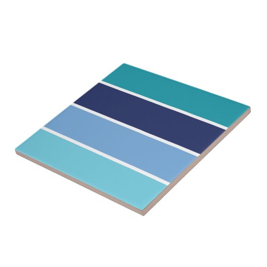 blau gestreift fliese (Seite)