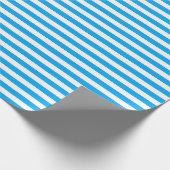 Blau gestreift geschenkpapier (Ecke)