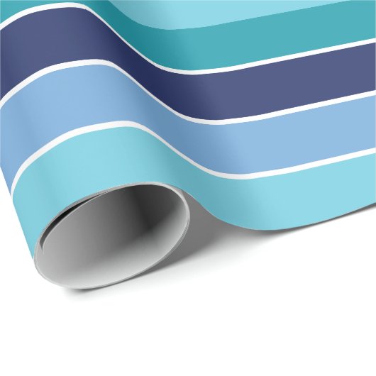 blau gestreift geschenkpapier (Rolleneckpunkt)