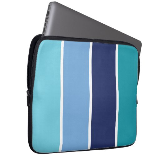 blau gestreift laptopschutzhülle (Vorne Rechts)
