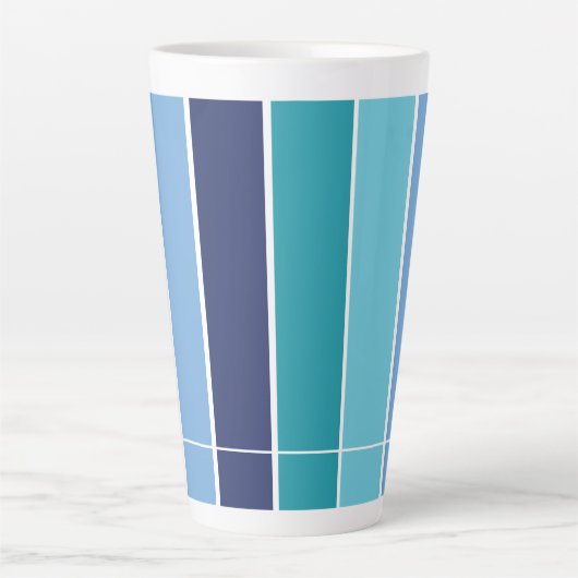 blau gestreift milchtasse (Vorderseite)