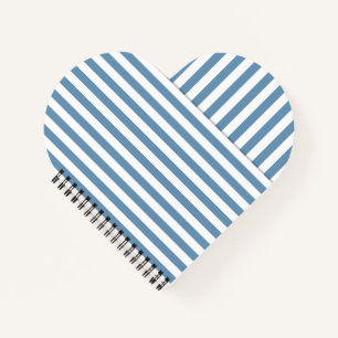 blau gestreift notizblock