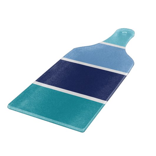 blau gestreift schneidebrett (Ecke)