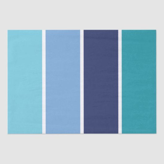 blau gestreift seidenpapier (Vorderseite)