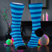 blau gestreift socken