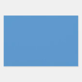 Blau gestreift weiß geschenkpapier set (Vorderseite 2)