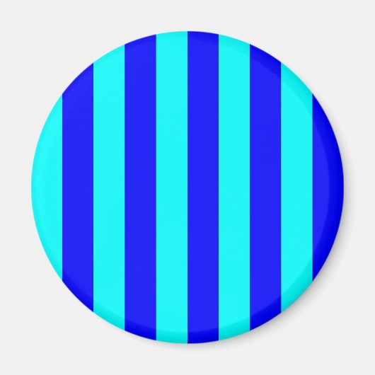Blau gestreifter Magnet (Vorne)