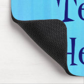 blau gestrichen mousepad (Ecke)