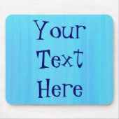 blau gestrichen mousepad (Vorne)