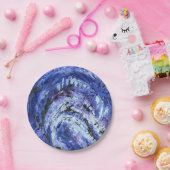 blau gestrichen pappteller (Party)