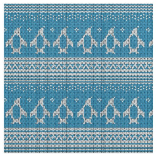 Blau gestrickter Hintergrund Stoff (Nahaufnahme)